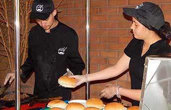 Carrito de comida para matrimonio, fiesta o evento