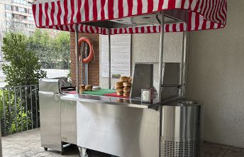 Carrito de comida para matrimonio, fiesta o evento
