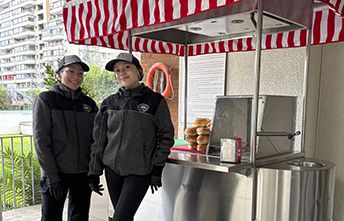 Carrito de comida para matrimonio, fiesta o evento